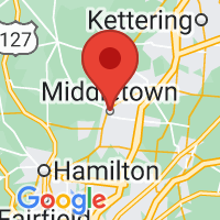 Map of Middletown, OH